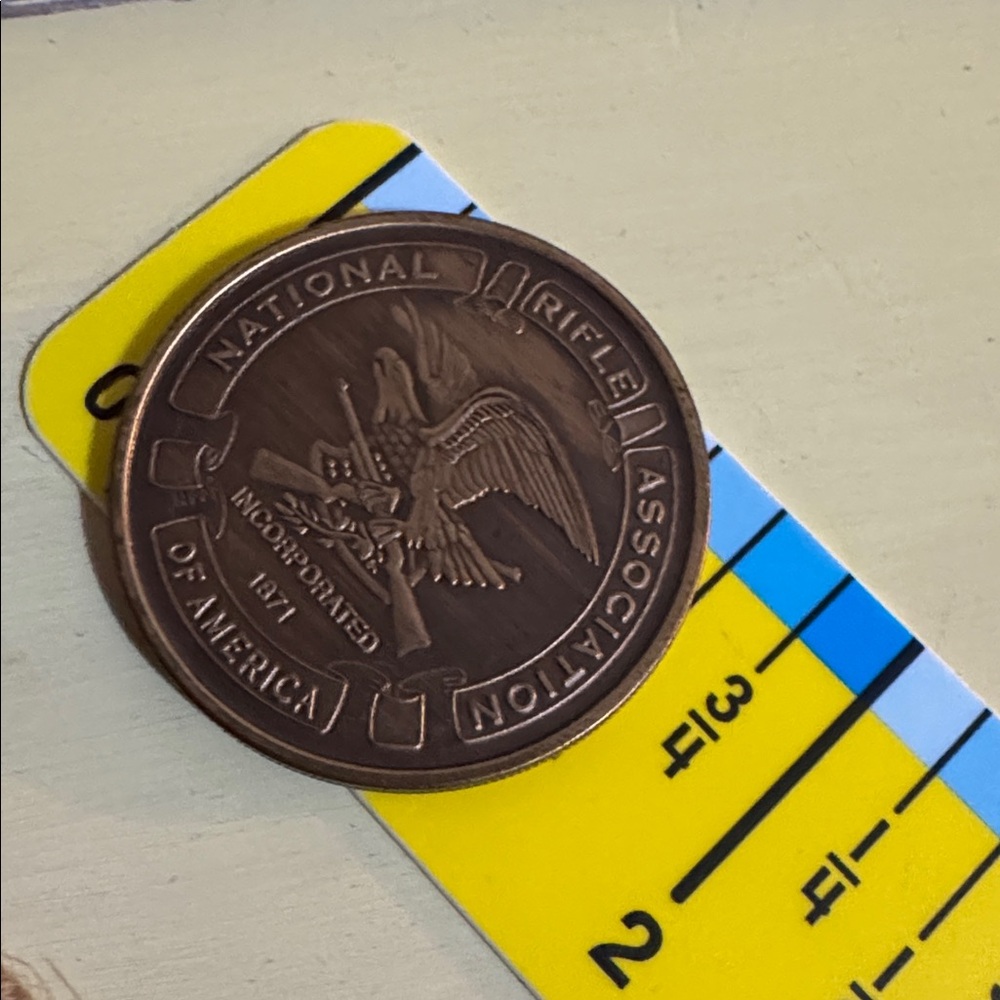 National Rifle Association Commemorative Challenge Coin M1903 Springfield - Picture 3 of 3